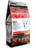 Сухой корм для собак с высокой активностью Probalance Active,15кг