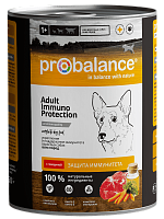 Консервированный корм для собак Probalance "Immuno", 850г