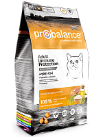 Сухой корм для кошек Probalance "Immuno Protection" с курицей и индейкой, 1,8кг