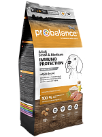 Сухой корм для собак малых и средних пород Probalance Immuno Small & Medium, 12кг