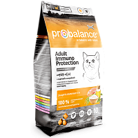 Сухой корм для кошек Probalance "Immuno Protection" с курицей и индейкой, 10кг